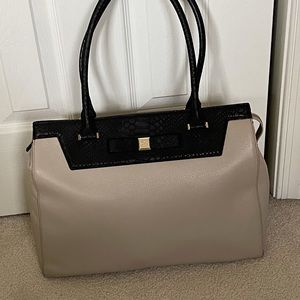 Kate Spade large bow accent leather handbag
